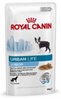 تصویر پوچ Royal canin مدل Urban life مخصوص توله سگ های شهری - 150 گرم