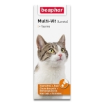 تصویر  شربت مولتی ویتامین و تورین Beaphar مدل Multi-Vit مخصوص گربه - 50 میلی لیتر