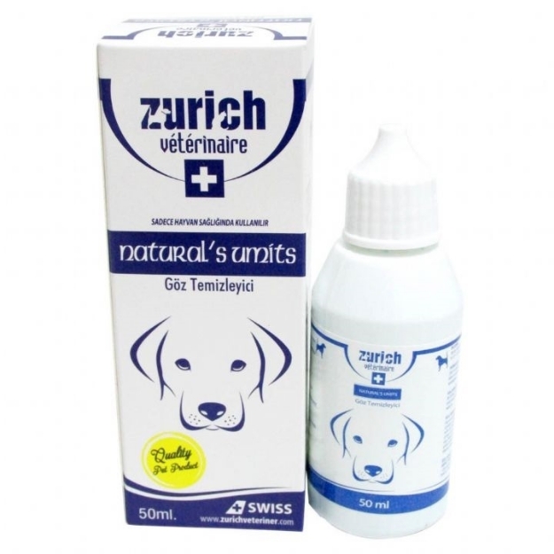 تصویر  پاک کننده رد اشک  چشمZurich  مخصوص سگ - 50 میلی لیتر