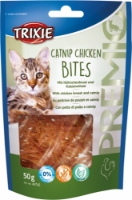 تصویر  تشویقی مخصوص گربه TRIXIE مدل Catnip Chicken Bites تهیه شده از گوشت مرغ و کت نیپ - 50 گرم