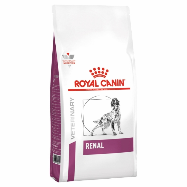 تصویر  غذای خشک مخصوص سگ های بالغ Royal Canin مدل Renal مناسب برای سگ های مبتلا به بیماری های کلیوی - 2 کیلوگرم