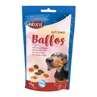 تصویر  تشویقی TRIXIE مخصوص سگ مدل Baffos تهیه شده از گوشت گاو  و سیرابی - 75 گرم