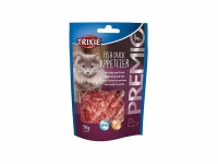 تصویر  تشویقی TRIXIE مخصوص گربه مدل Fish Duck Appetizer تهیه شده از ماهی و اردک - 50 گرم
