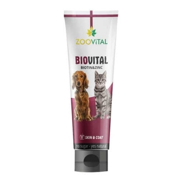 تصویر مکمل Zoovital مخصوص سگ و گربه تقویت کننده پوست و مو  - 100 گرم