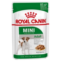 تصویر  پوچ Royal canin مدل mini adult مخصوص سگ های نژاد کوچک بالغ - 85 گرم