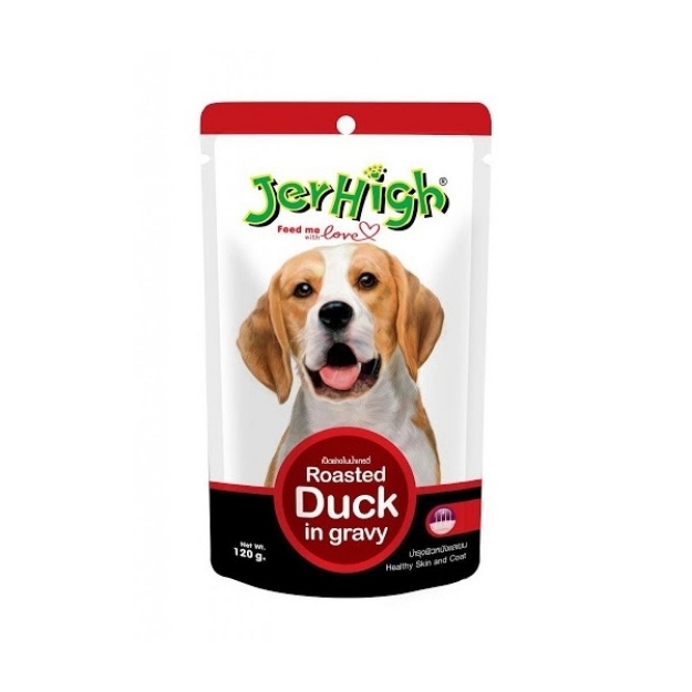 تصویر پوچ JERHIGH مخصوص سگ تهیه شده از اردک 