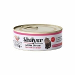 تصویر  کنسرو Shayer مخصوص گربه تهیه شده از مرغ و بوقلمون - 110 گرم