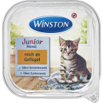 تصویر  ووم Winston مخصوص بچه گربه تهیه شده از گوشت مرغ - 100 گرم