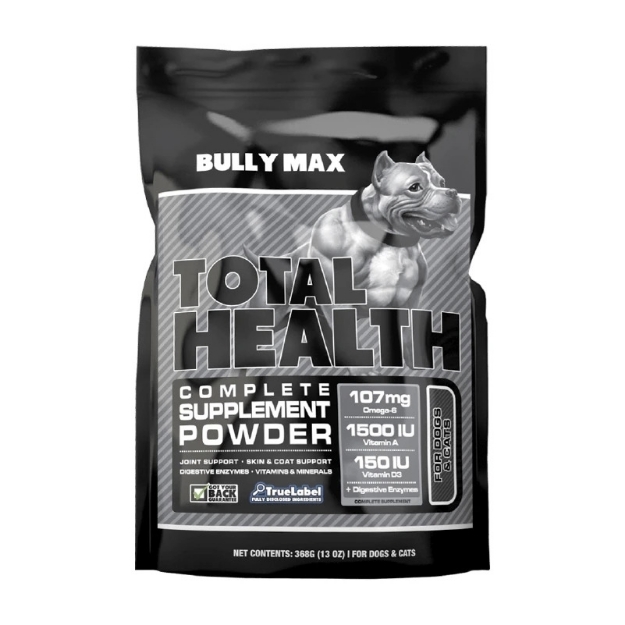 تصویر مکمل مخصوص سگ  Bully Max مدل TotalHealth با طعم گوشت گوساله - 368 گرم 