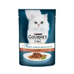 تصویر پوچ Gourmet مخصوص گربه بالغ تهیه شده از گوشت اردک  -وزن  85 گرم 