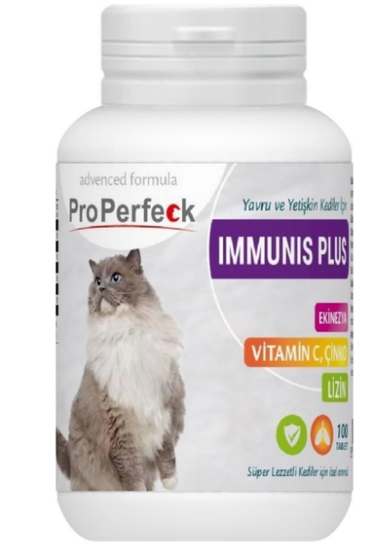 تصویر  قرص Pro perfeck تقویت کننده سیستم ایمنی بدن مخصوص کیتن و گربه بالغ 100 عددی - 50 گرم