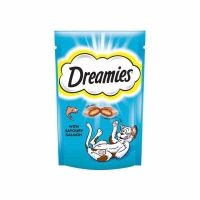 تصویر  تشویقی مخصوص گربه Dreamies با طعم ماهی سالمون - 60 گرم