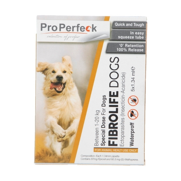 تصویر  قطره ضد کک و کنه ProPerfeck مخصوص سگ - 5 عددی