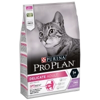 تصویر  غذای خشک Proplan مدل Delicat مخصوص گربه های بالغ بد غذا تهیه شده از گوشت بره - 1.5 کیلوگرم