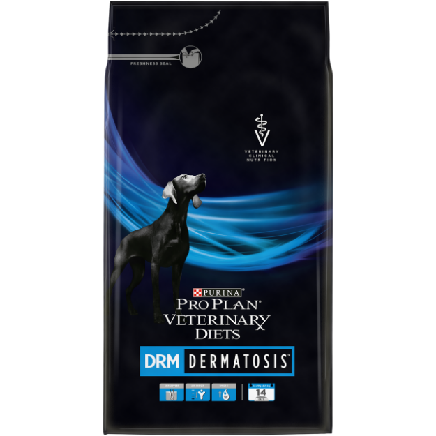 تصویر غذای خشک Proplan مدل Dermatosis  مناسب برای مشکلات پوستی و مو مخصوص سگ بالغ و پاپی  -وزن  3 کیلوگرم
