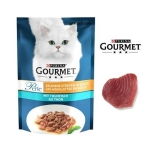 تصویر  پوچ Gourmet Gold مخصوص گربه بالغ تهیه شده از تکه های ماهی تن در سس - 85 گرم