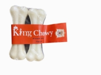 تصویر  تشویقی King Chewy مدل استخوان کلسیمی-فلورایدی 13 سانتی - 2 عددی