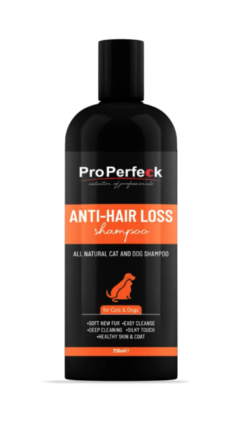 تصویر  شامپو PrpPerfect مدل Anti-Hairloss تقویت کننده پیاز مو کمک به جلوگیری از ریزش مو مخصوص سگ و گربه - 250 میلی لیتر