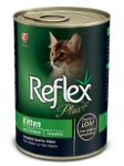 تصویر  كنسرو Reflex Plus مخصوص بچه گربه تهيه شده از گوشت مرغ - 400 گرم
