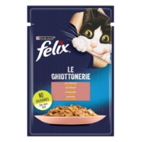 تصویر پوچ Felix مخصوص گربه تهیه شده از ماهی سالمون در ژله -وزن  85گرم 