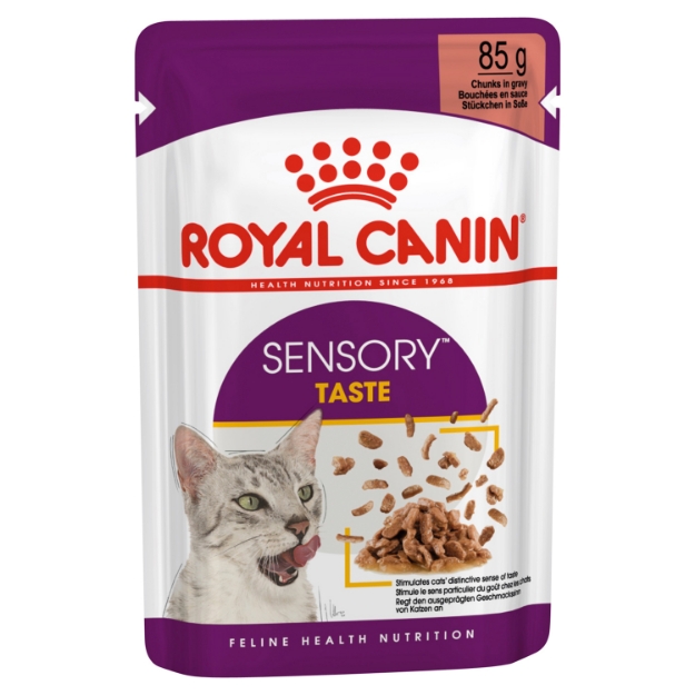 تصویر  پوچ Royal Canin مدل Sensory Taste مخصوص گربه بالغ - 85 گرم 
