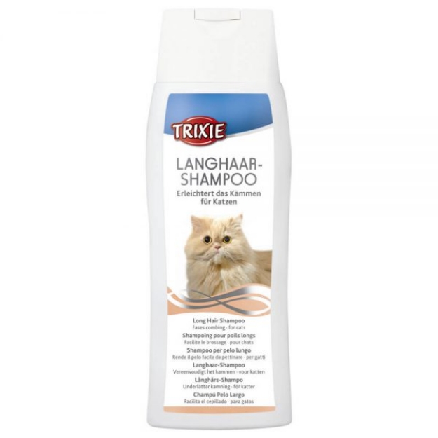 تصویر  شامپو روزانه TRIXIE مدل Langhaar-Shampoo مخصوص گربه های مو بلند - 250 میلی لیتر