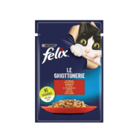 تصویر پوچ Felix مخصوص گربه های بالغ تهیه شده از گوشت گاو در ژله - وزن 85 گرم 