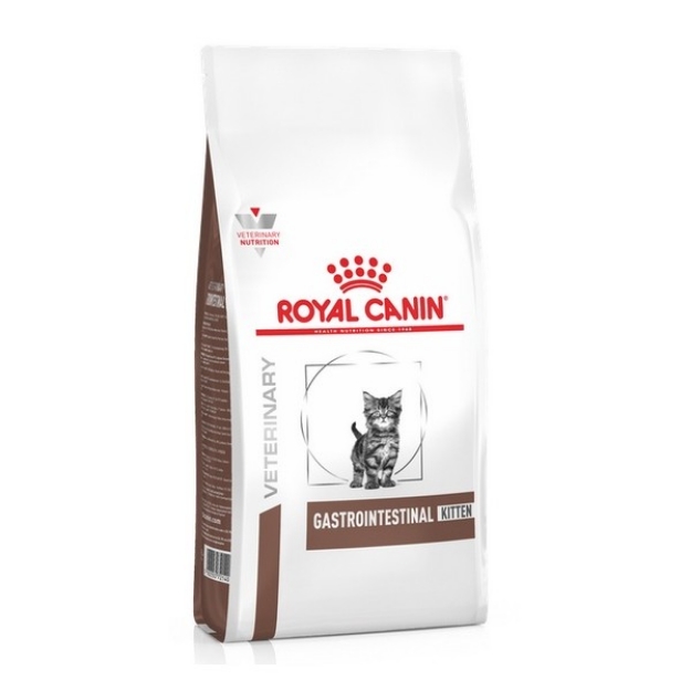 تصویر  غذای خشک Royal Canin مدل Gastrointestinal Kitten مخصوص برای بچه گربه هایی با مشکلات دستگاه گوارش - 2 کیلوگرم 
