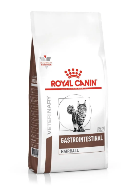 تصویر  غذای خشک Royal Canin مدل Gastrointestinal Hairball مخصوص گربه های بالغ با گلوله مویی و مشکلات گوارشی - 4 کیلوگرم 