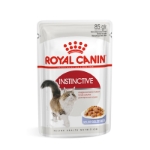 تصویر پوچ Royal Canin مدل INSTINCTIVE در ژلاتین مخصوص گربه بالغ - 85 گرمی