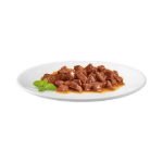 تصویر  کنسرو Gourmet Gold مخصوص گربه بالغ مدل تکه‌ای تهیه شده از مرغ و جگر در سس - 85 گرم