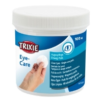 تصویر  پد TRIXIE پاک کننده رد اشک چشم مدل Eye care مخصوص سگ و گربه - بسته بندی 100 عددی