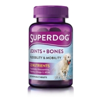 تصویر  قرص SuperDog مدل Joints+Bones  مناسب برای تقویت مفاصل و استخوان ها مخصوص سگ- 60 عددی