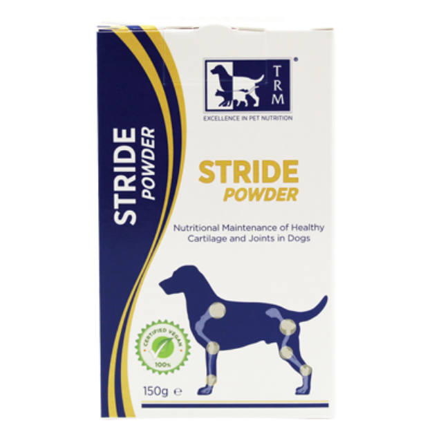 تصویر  پودر TRM گلوکزامین stride powder مخصوص سگ -150 گرم 