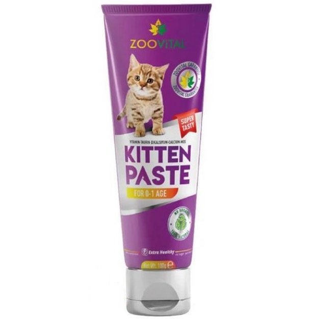 خمير ZooVital مخصوص بچه گربه مدل Kitten Paste حاوی ويتامين و املاح معدنی  - 100 گرم