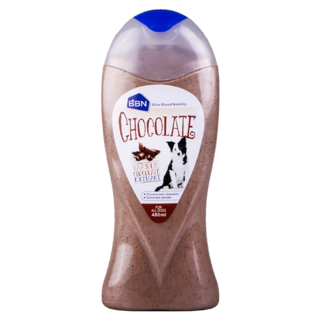 تصویر شامپو مخصوص سگ  برند BBN مدل Chocolate با رایحه شکلات - 480 میلی لیتر