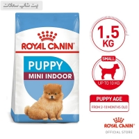 تصویر غذای خشک Royal Canin مدل Indoor Life مخصوص توله سگ (از 2ماه تا 10 ماه) نژاد کوچک  - 1.5 کیلوگرم