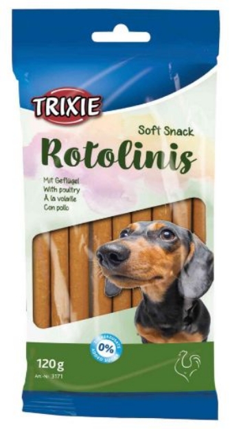 تصویر استیک مخصوص سگ Trixie مدل Rotolinis با طعم طیور