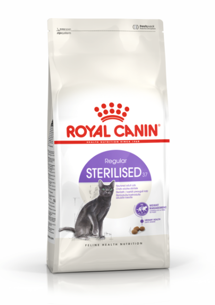 تصویر غذای خشک مخصوص گربه  Royal Canin مدل Sterilised مناسب گربه بالغ عقیم شده - 4 کیلوگرم