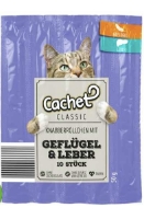 تصویر استیک تشویقی مخصوص گربه Cachet با طعم جگر مرغ - بسته 10 عددی