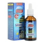 تصویر قطره گوش مخصوص تمام حیوانات خانگی Cliny - 50 میلی لیتر