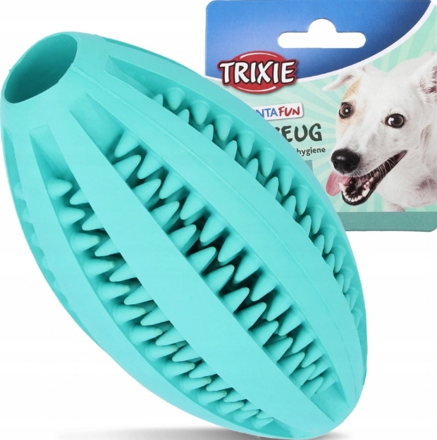 تصویر اسباب بازی دندانی مخصوص سگ  توپ بیضی برند Trixie 