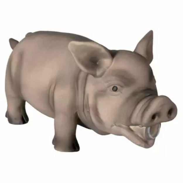 تصویر اسباب بازی لاتکسی مخصوص سگ Trixie صدا دار مدل خوک 