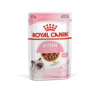 تصویر  پوچ Royal Canin مدل Kitten Chunks in Gravy مخصوص بچه گربه - 85 گرم
