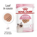 تصویر  پوچ Royal Canin مدل Kitten Loaf in Sauce مخصوص بچه گربه - 85 گرم