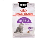 تصویر  غذای خشک Royal Canin مدل Sensible مخصوص گربه های بالغ حساس به مواد غذایی خاص - 400 گرم