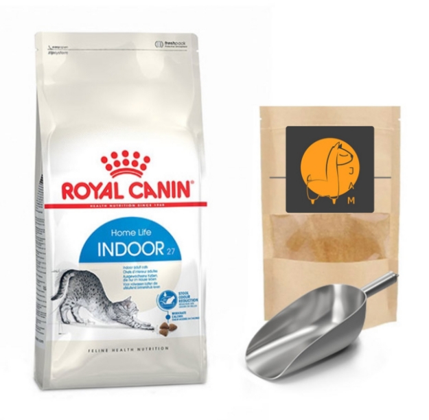 تصویر  غذای خشک Royal Canin مدل Indoor 27 مخصوص گربه های بالغ داخل خانه - 500 گرم (بسته‌بندی فله زیپ کیپ)