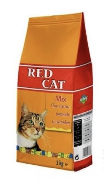 تصویر غذای خشک مخصوص گربه RedCat با طعم میکس وزن 20kg