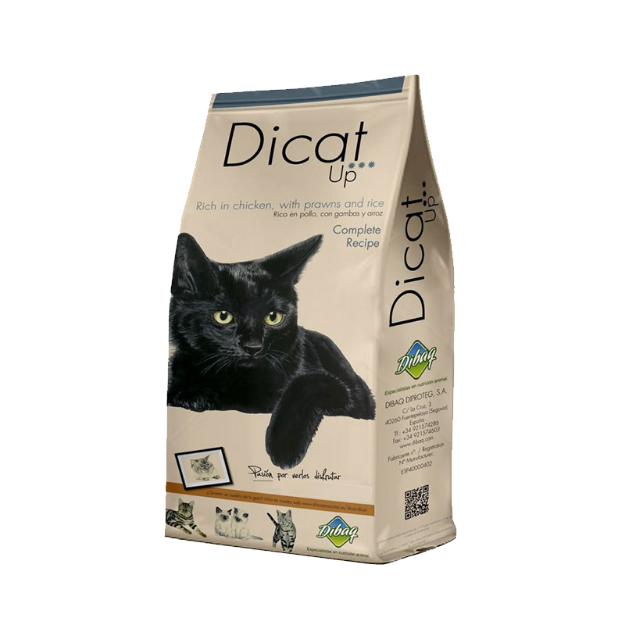 تصویر غذای خشک Dicat مخصوص بچه گربه طعم برنج و مرغ وزن  2.5 کیلوگرم 