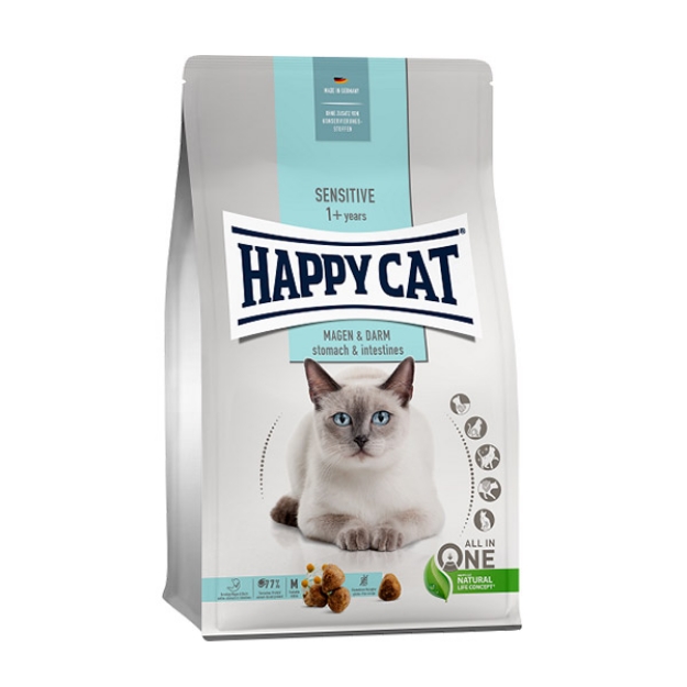 تصویر غذای خشک HappyCat مخصوص گربه های با مشکلات دستگاه گوارش 